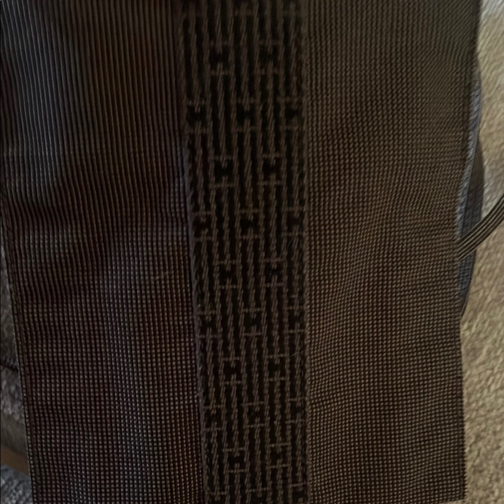 Hermes Brown and Black Herline Pochette Tote Mini Bag - Picture 9 of 9